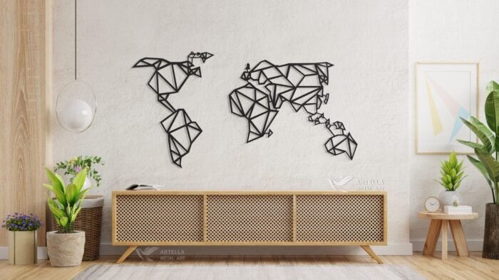 World Map Geometric - Image 4