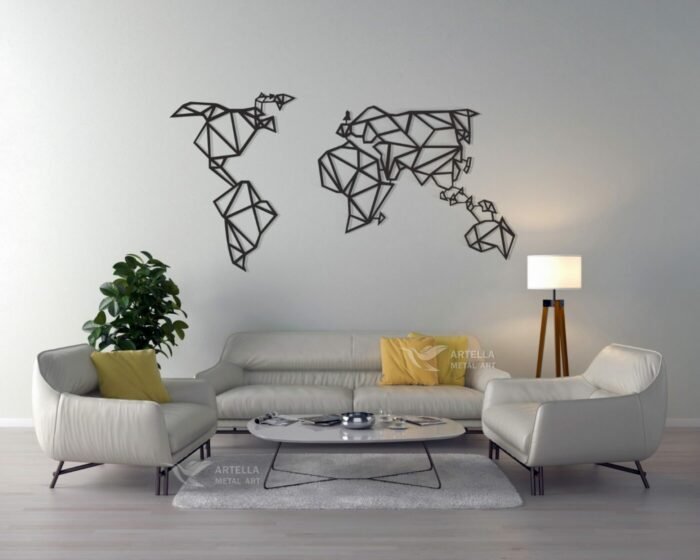 World Map Geometric - Image 3